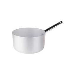 Casseruola alta in alluminio un manico inox cm. 22 - Agnelli