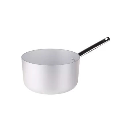 Casseruola alta in alluminio un manico inox cm. 22 - Agnelli