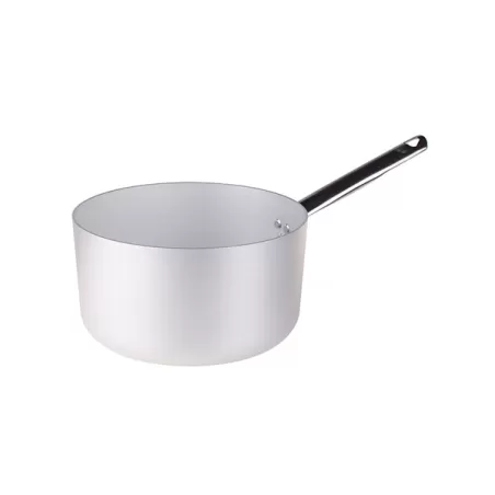 Casseruola alta in alluminio un manico inox cm. 24 - Agnelli