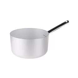 Casseruola alta in alluminio un manico inox cm. 26 - Agnelli