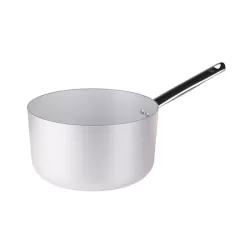 Casseruola alta in alluminio un manico inox cm. 28 - Agnelli