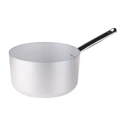 Casseruola alta in alluminio un manico inox cm. 32 - Agnelli