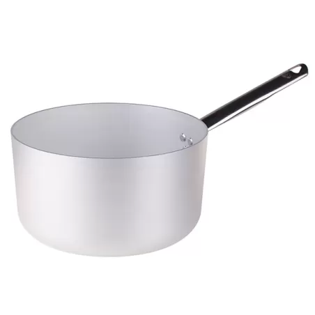 Casseruola alta in alluminio un manico inox cm. 36 - Agnelli
