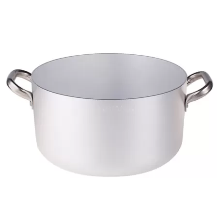 Casseruola alta in alluminio con maniglie inox cm. 50 - Agnelli