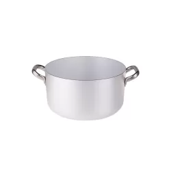 Casseruola alta in alluminio con maniglie inox cm. 14 - Agnelli