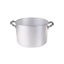Casseruola altissima in alluminio con maniglie inox cm. 16 - Agnelli