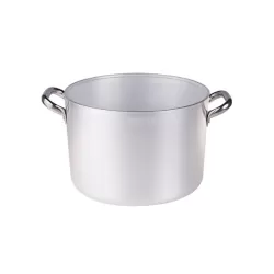 Casseruola altissima in alluminio con maniglie inox cm. 18 - Agnelli