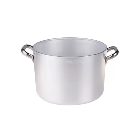 Casseruola altissima in alluminio con maniglie inox cm. 18 - Agnelli