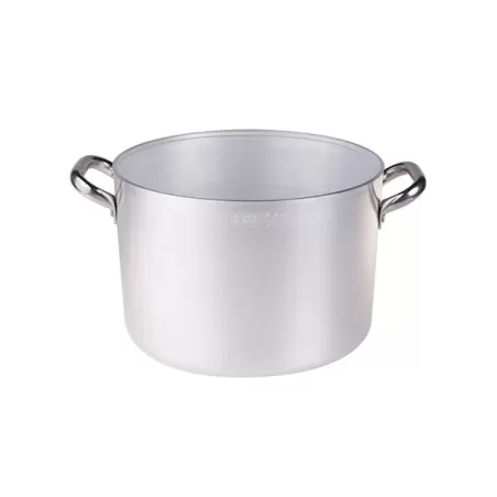 Casseruola altissima in alluminio con maniglie inox cm. 20 - Agnelli