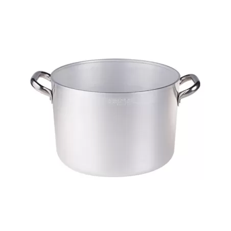 Casseruola altissima in alluminio con maniglie inox cm. 22 - Agnelli