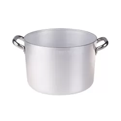 Casseruola altissima in alluminio con maniglie inox cm. 28 - Agnelli