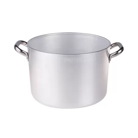 Casseruola altissima in alluminio con maniglie inox cm. 28 - Agnelli