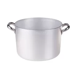 Casseruola altissima in alluminio con maniglie inox cm. 30 - Agnelli