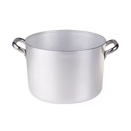 Casseruola altissima in alluminio con maniglie inox cm. 30 - Agnelli