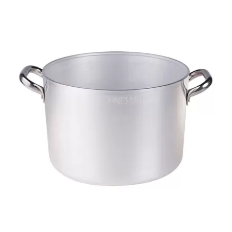 Casseruola altissima in alluminio con maniglie inox cm. 32 - Agnelli