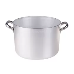 Casseruola altissima in alluminio con maniglie inox cm. 34 - Agnelli