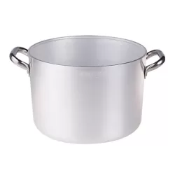 Casseruola altissima in alluminio con maniglie inox cm. 38 - Agnelli