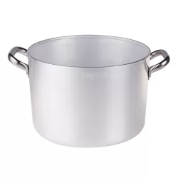 Casseruola altissima in alluminio con maniglie inox cm. 40 - Agnelli