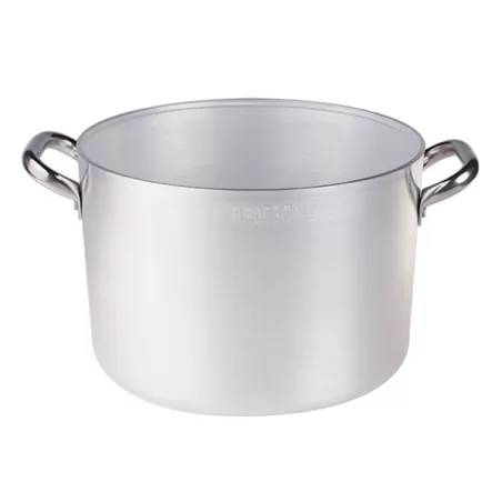 Casseruola altissima in alluminio con maniglie inox cm. 40 - Agnelli
