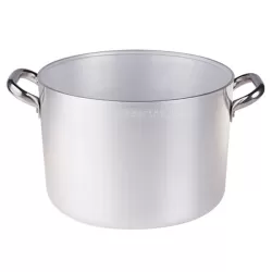 Casseruola altissima in alluminio con maniglie inox cm. 45 - Agnell
