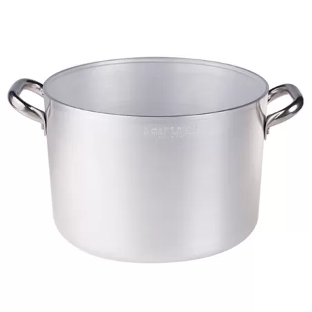 Casseruola altissima in alluminio con maniglie inox cm. 45 - Agnell