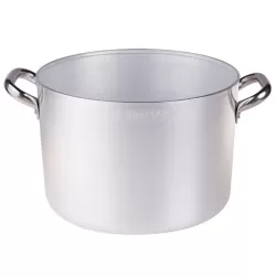 Casseruola altissima in alluminio con maniglie inox cm. 50 - Agnelli