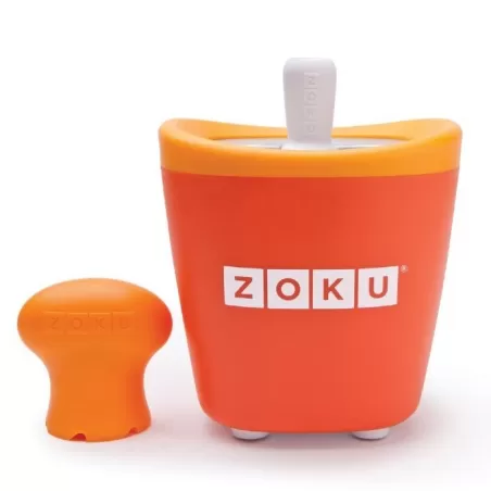 Zoku pop maker singolo per ghiaccioli immediati arancione - Zoku