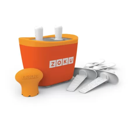 Zoku 2 quick pop maker per ghiaccioli immediati arancione - Zoku