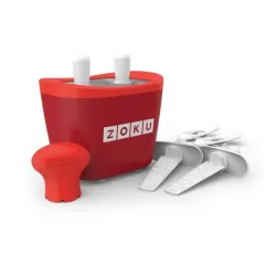 Zoku 2 quick pop maker per ghiaccioli immediati rosso - Zoku