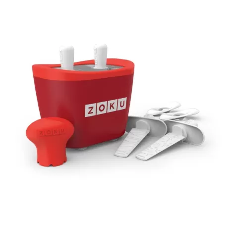 Zoku 2 quick pop maker per ghiaccioli immediati rosso - Zoku