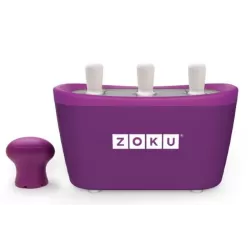 Zoku 3 quick pop maker per ghiaccioli immediati viola - Zoku