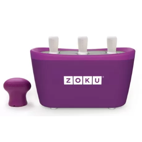 Zoku 3 quick pop maker per ghiaccioli immediati viola - Zoku