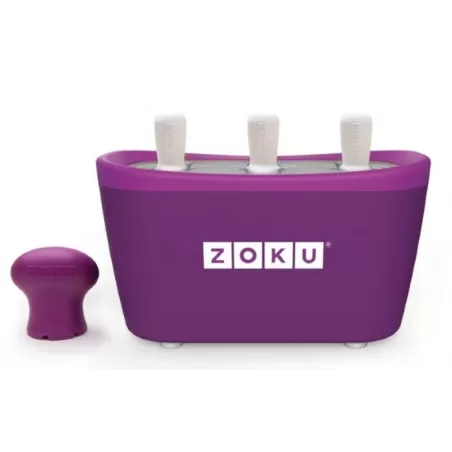 Zoku 3 quick pop maker per ghiaccioli immediati viola - Zoku