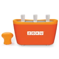 Zoku 3 quick pop maker per ghiaccioli immediati arancione - Zoku