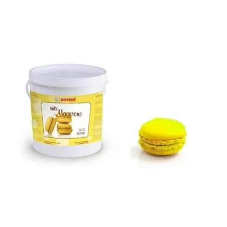 Preparato per macarons giallo 500 gr. - Pavoni