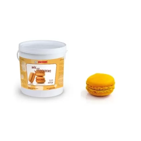Preparato per macarons arancione 500 gr. - Pavoni