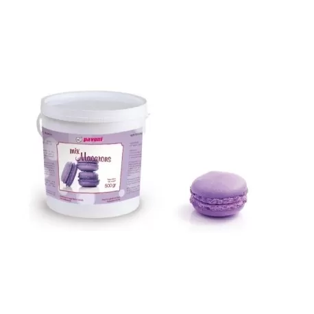 Preparato per macarons viola 500 gr. - Pavoni