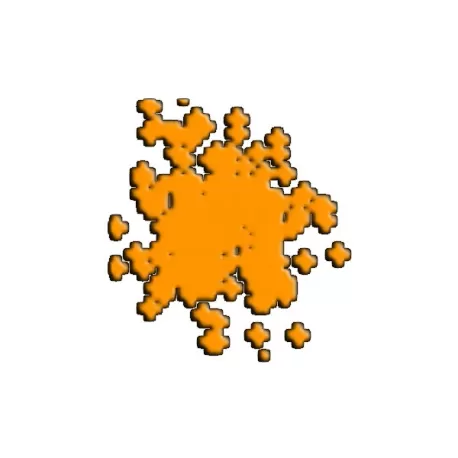 Colorante spray arancione pastello - Pavoni