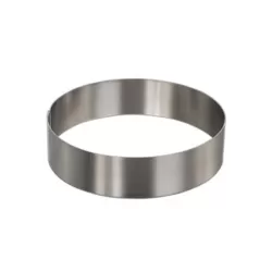 Cerchio inox Ø Cm. 14x4 H. - Decora