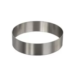 Cerchio inox Ø Cm. 16x4 H.- Decora