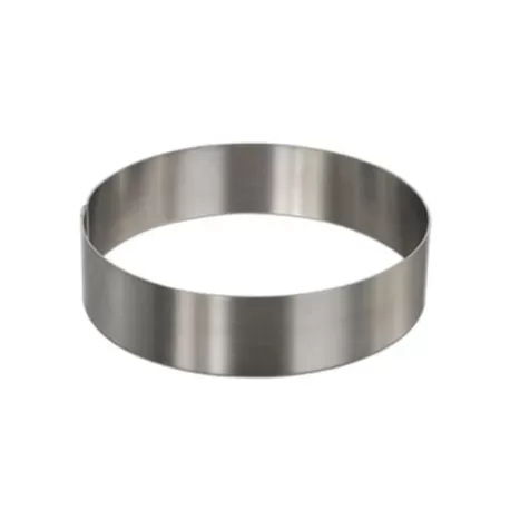 Cerchio inox Ø Cm. 16x4 H.- Decora