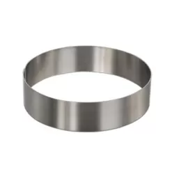 Cerchio inox Ø Cm. 20x4 H.- Decora