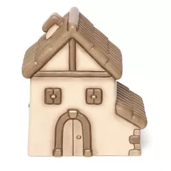 Casetta presepe giubileo, champagne - Thun