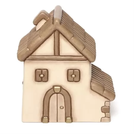 Casetta presepe giubileo, champagne - Thun