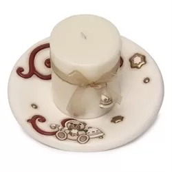 Portacandela con candela - Thun