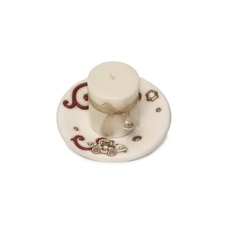 Portacandela con candela - Thun