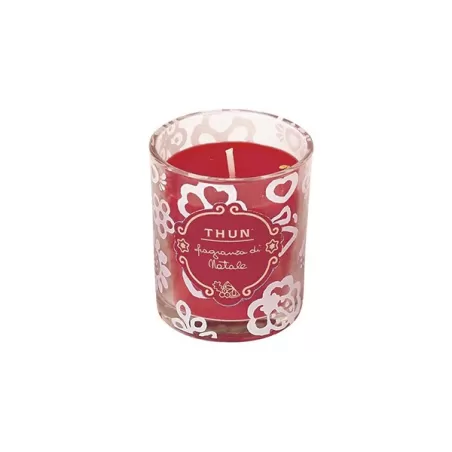 Candela in vasetto di vetro medio Natale - Thun