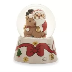 Boule de neige Babbo Natale con renna - Thun