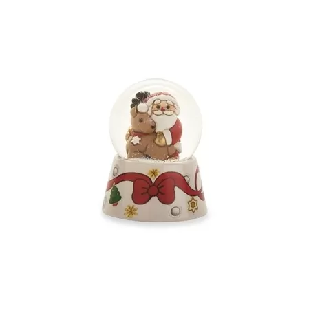 Boule de neige Babbo Natale con renna - Thun