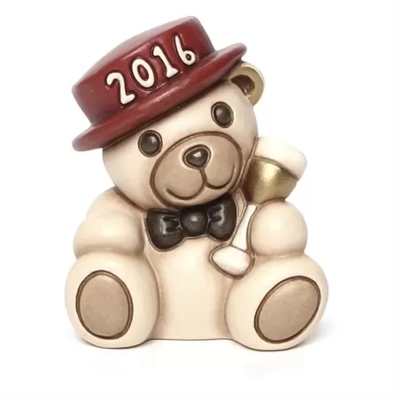 Teddy buon anno 2016, rosso - Thun